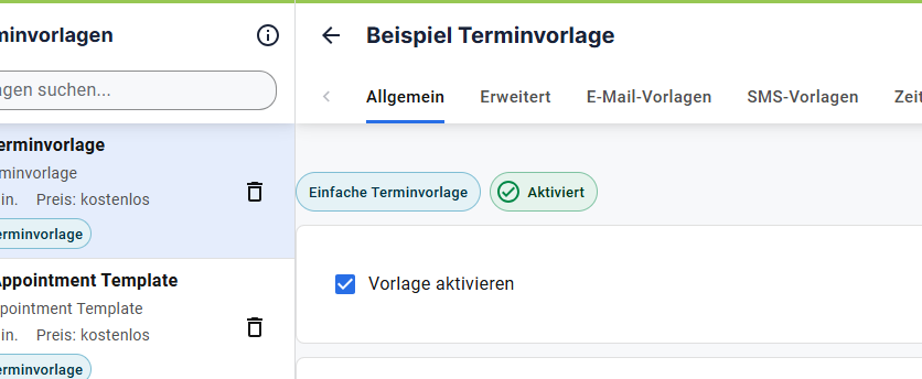 Klicken Sie auf den Tab "Erweitert"