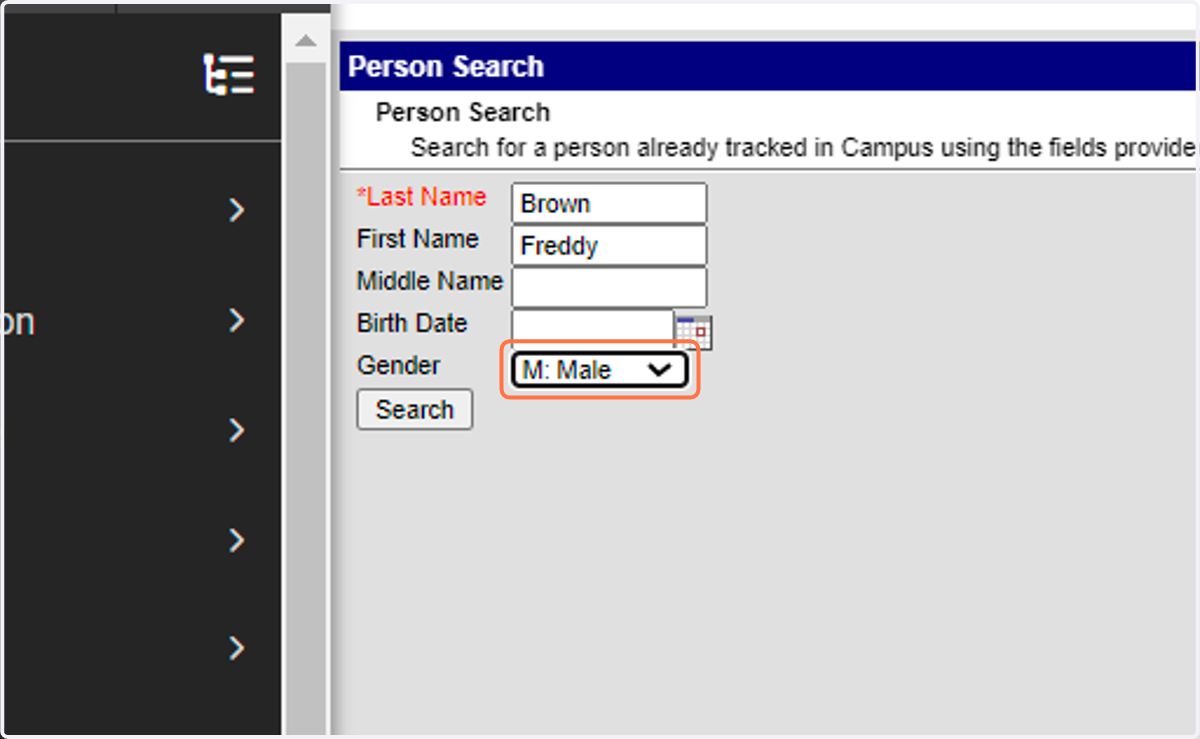 Select Gender