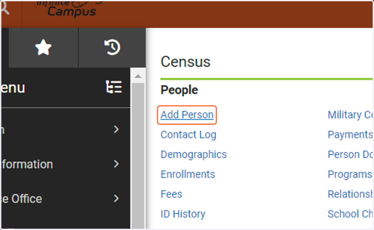 Click on Add Person