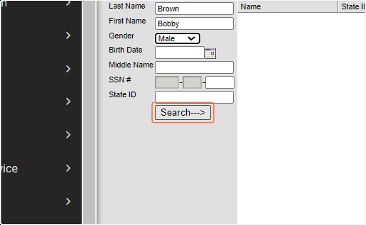 Click on Search--->