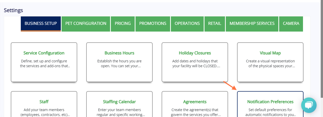 Enable push notifications - Go to Settings >> Business Setup >> Click on Notification Preferences