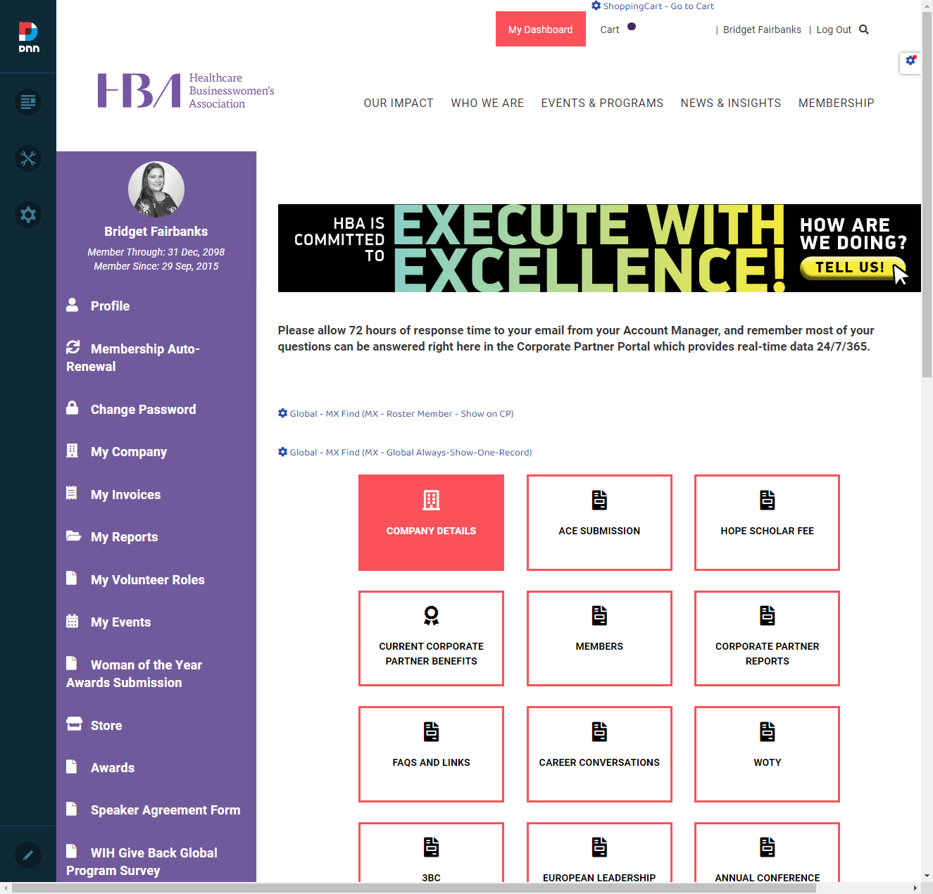 Click on COMPANY DETAILS