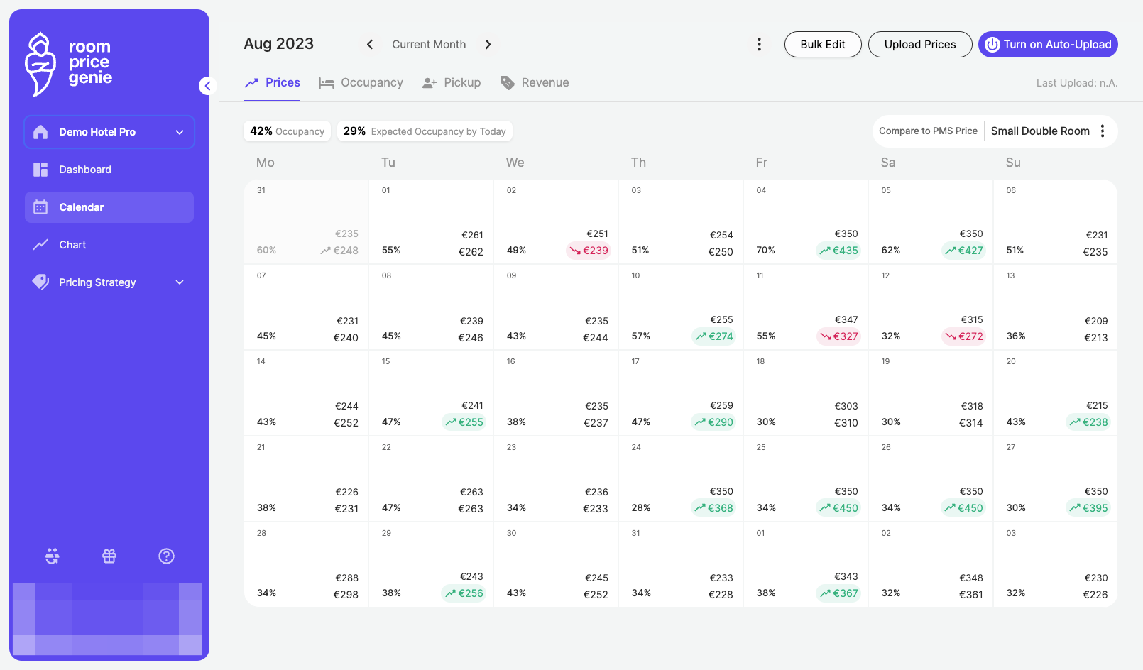 Navigate to "Bulk Edit" on the top right