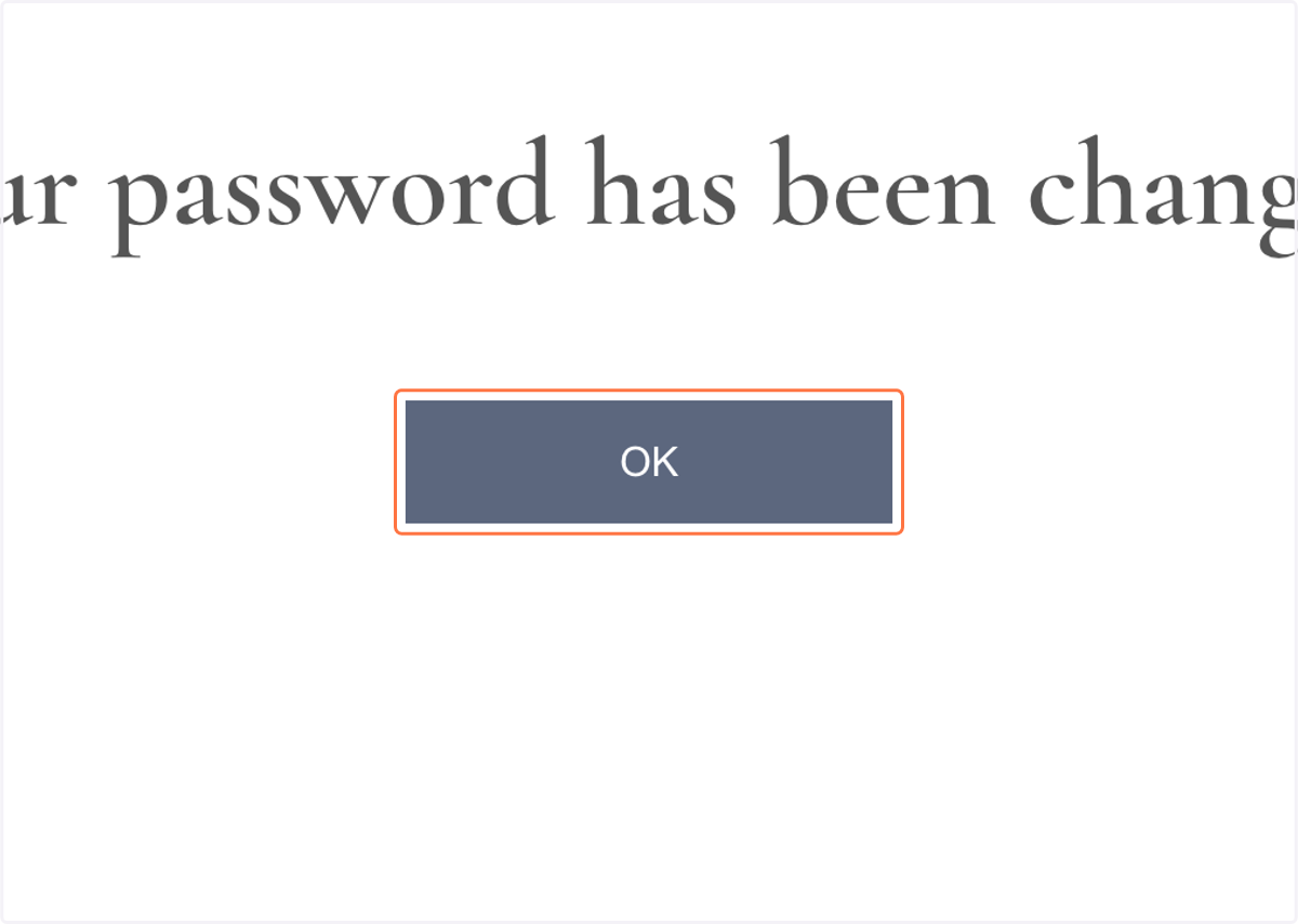 Click "ok" button