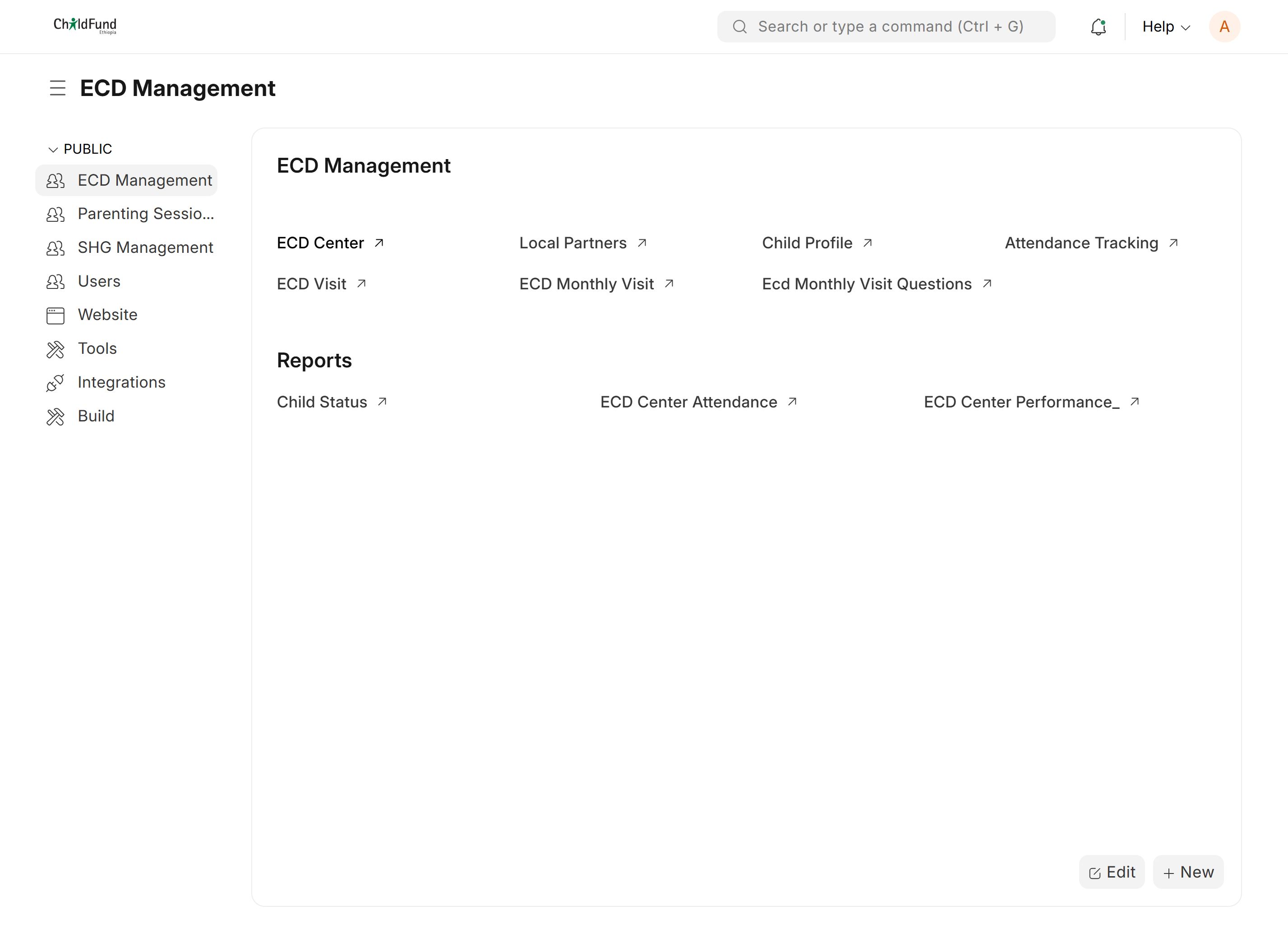 Center Management