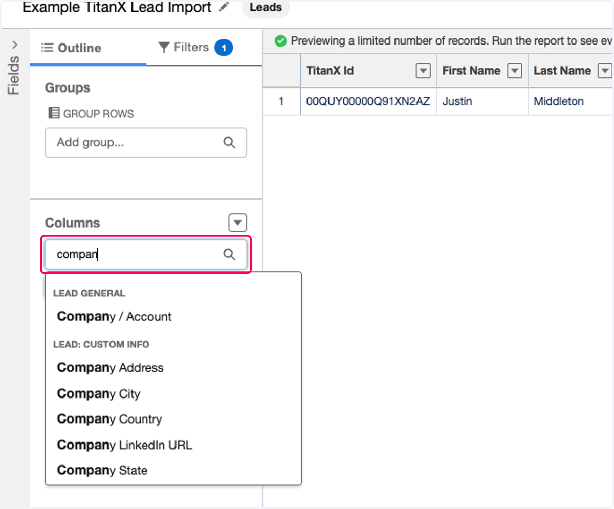 Add any fields you want
