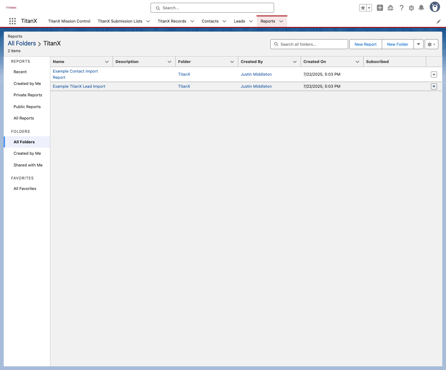 Edit the lead or contact report