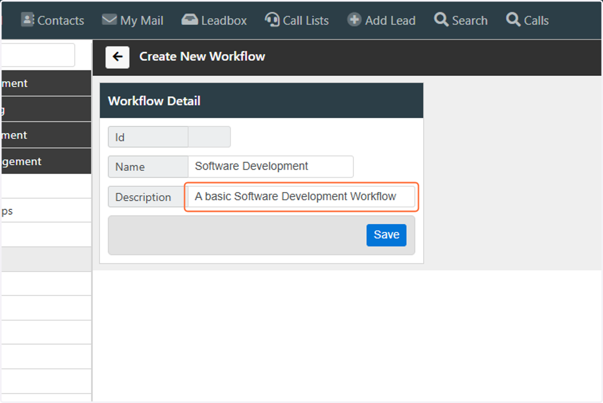 Provide a description for this Workflow