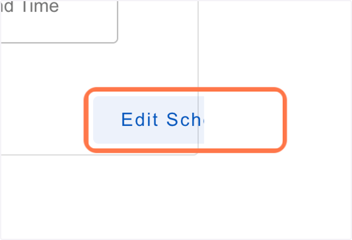 Click on Edit Schedule