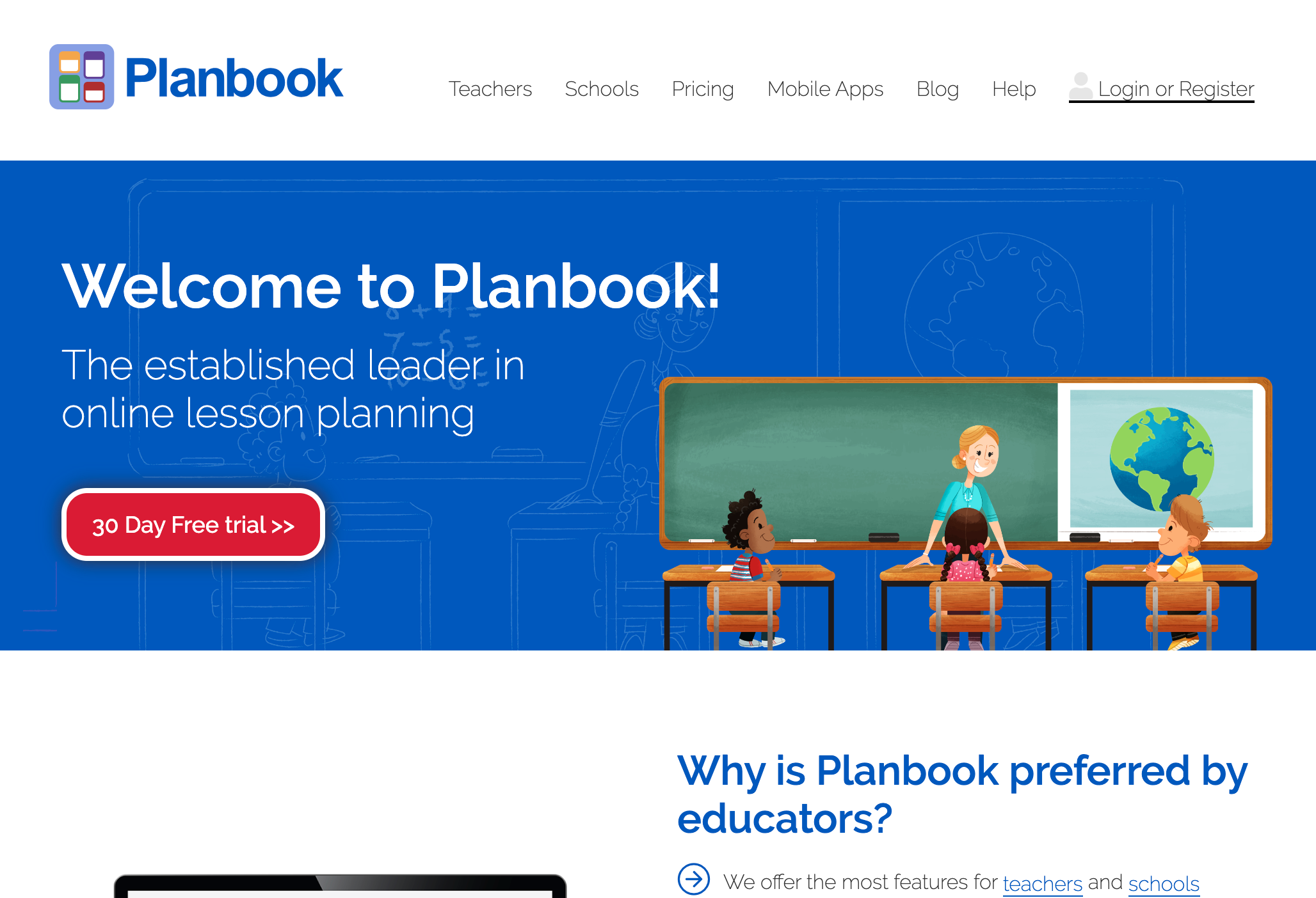 Click on Login or Register