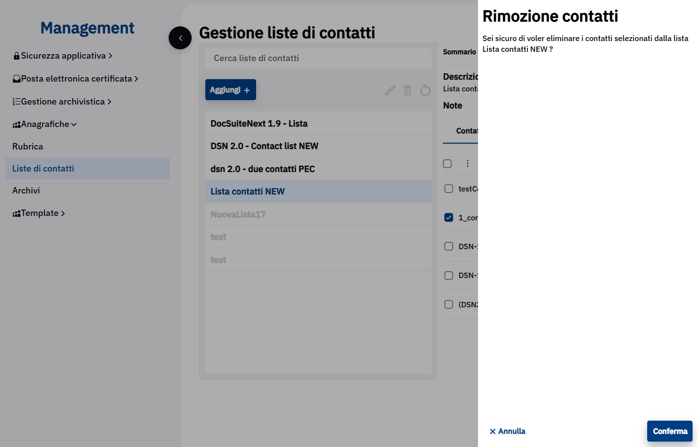 Cliccare su Conferma