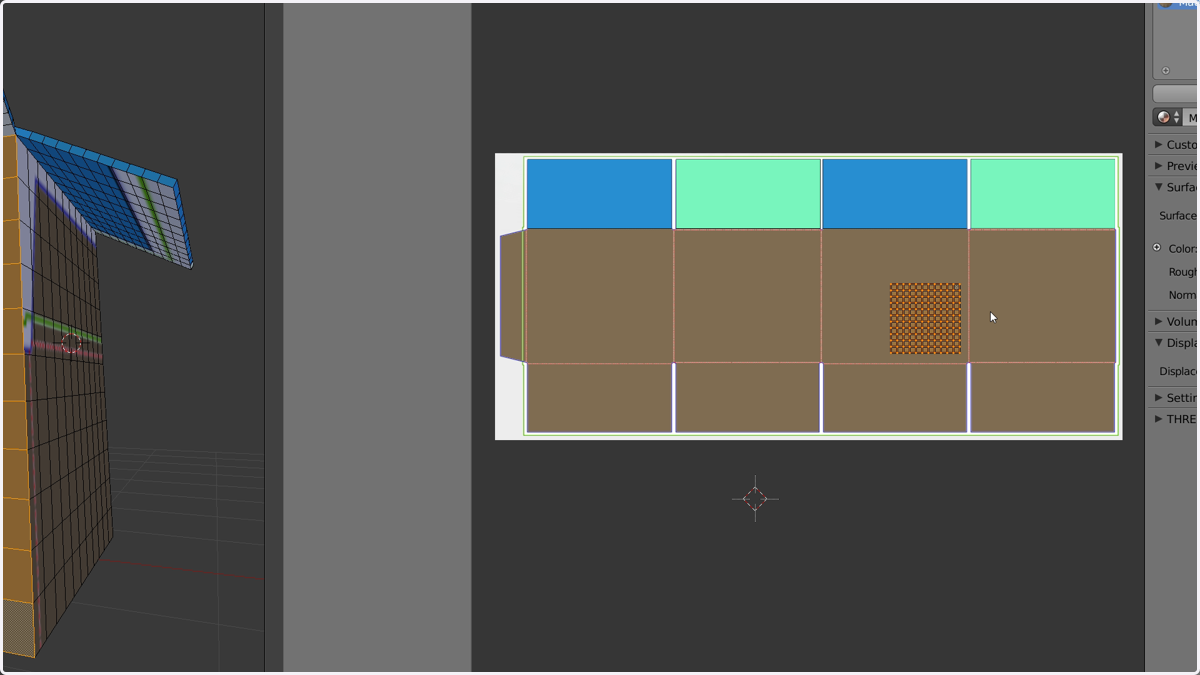 Press the G key to to enable grab mode, and move your element island to the location corresponding with the selected elements on the 3D model.
