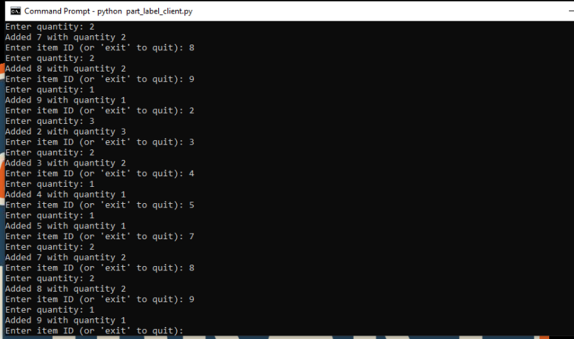 Switching to the open Command Prompt window