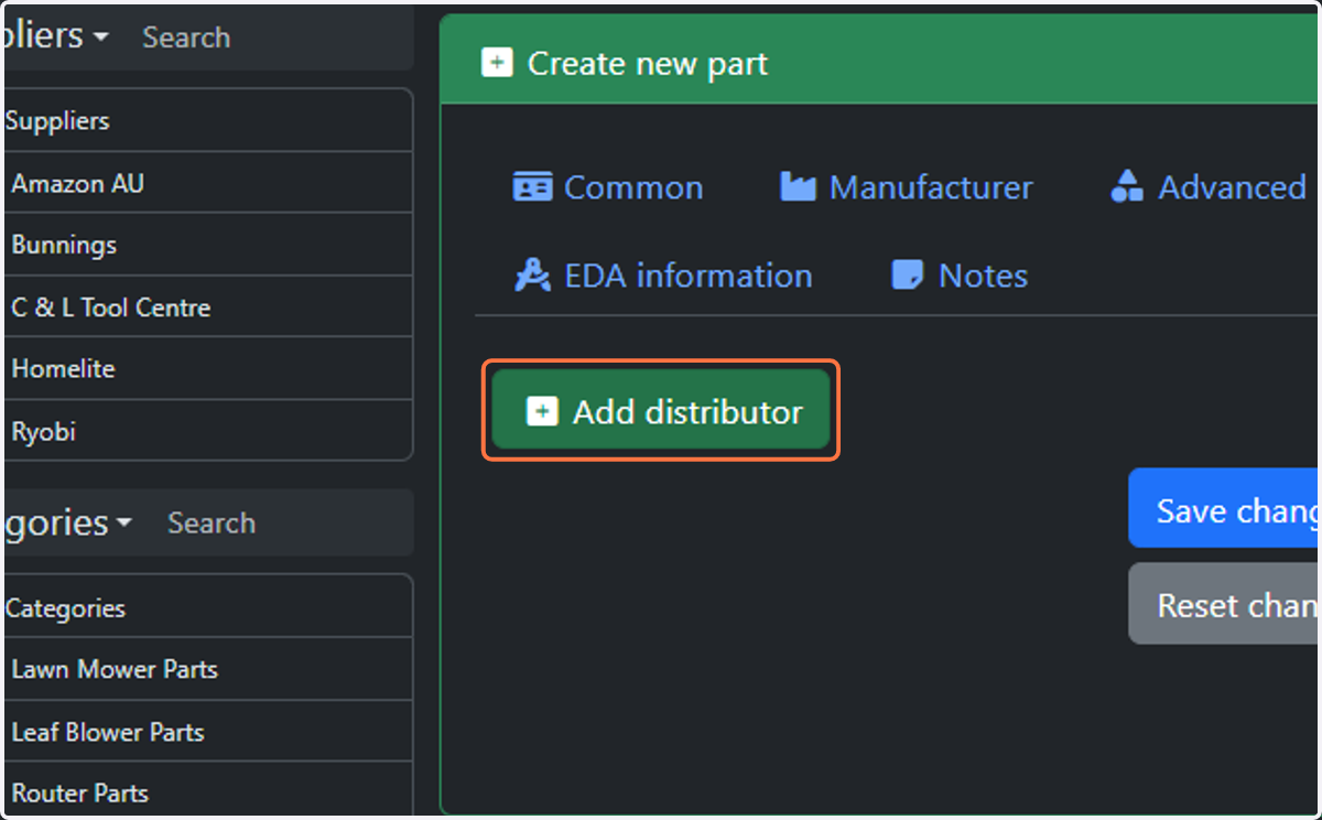 Click on Add distributor