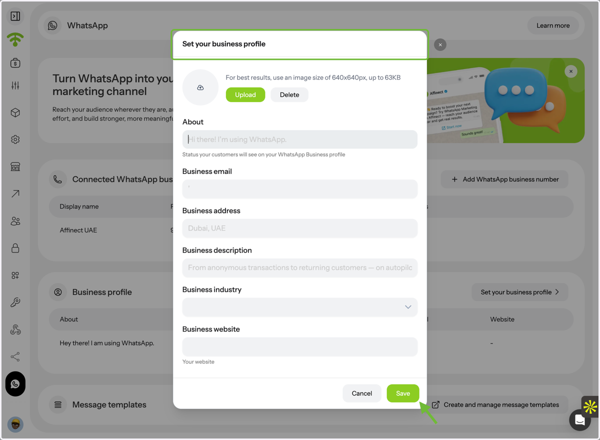 Complete Business Profile Details
